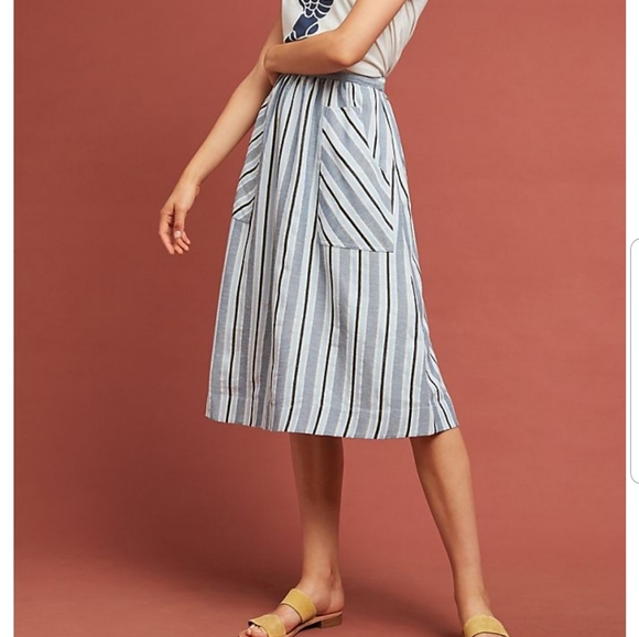 Anthropologie Dresses & Skirts - GUC Akemi+Kin Luria Striped Skirt